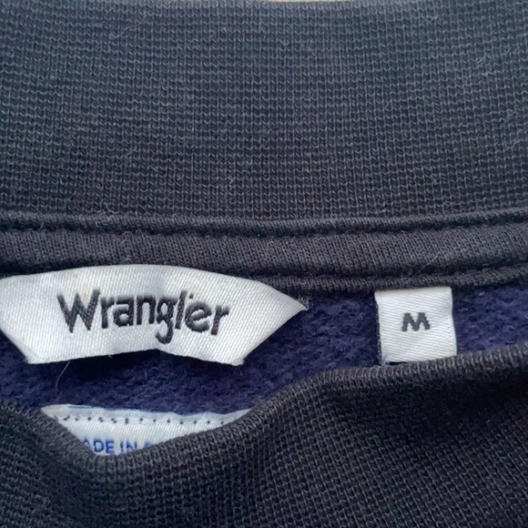 Wrangler High Rib Retro Sweatshirt - color block crew neck - Picture 4 of 4